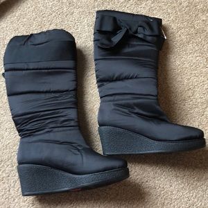 New Kate spade puffy boots